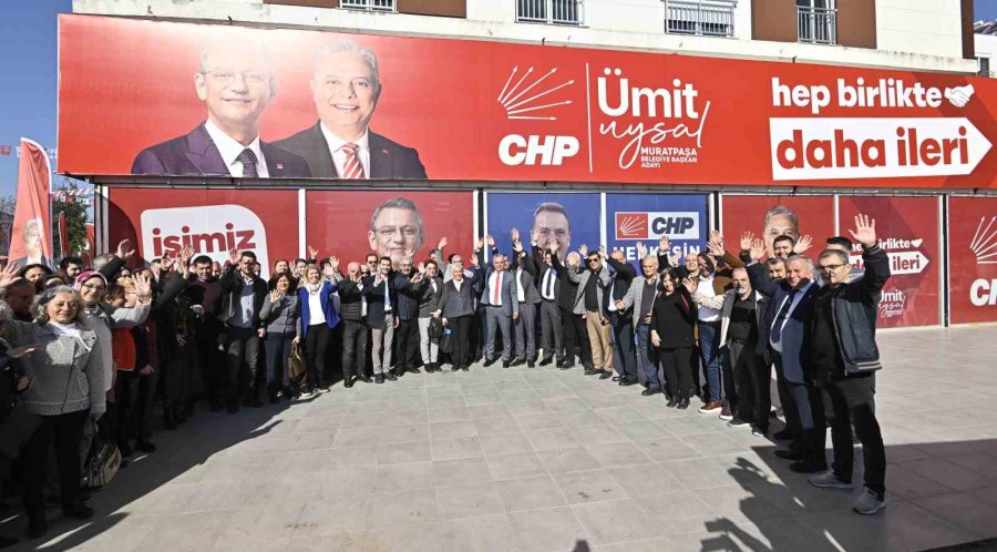 Muratpaşa’da 150 İyi Parti Üyesi Törenle Chp’ye Katıldı