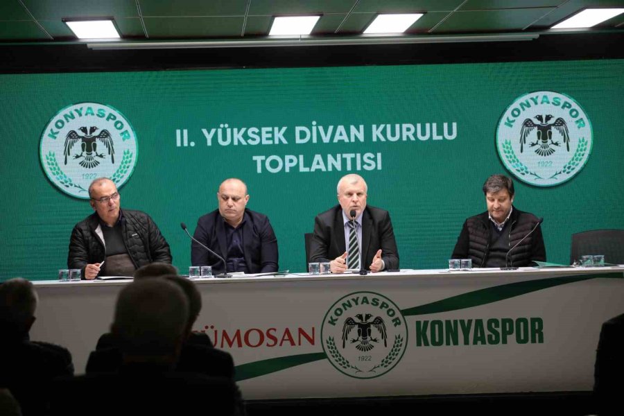 Konyaspor’da 2. Yüksek Divan Kurulu Toplantısı Yapıldı