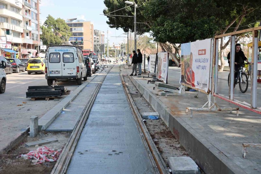 Nostalji Tramvay Hattı Çalışmaları Hızla İlerliyor