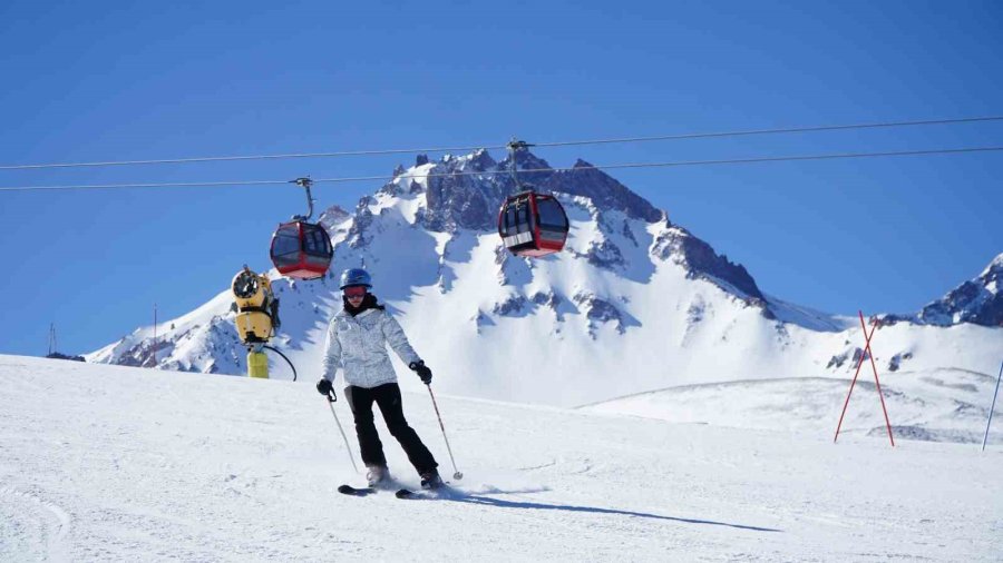 Erciyes Hafta Sonu 125 Bin Turist Ağırladı