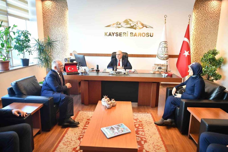 Başkan Büyükkılıç’tan Baro Başkanı Köse’ye Ziyaret