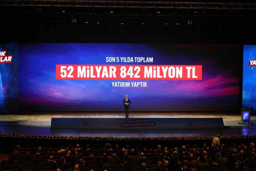 Başkan Altay Konya’ya 5 Yılda Kazandırılan 52,8 Milyarlık Yatırımı Ve Yeni Dönem Projelerini Anlattı