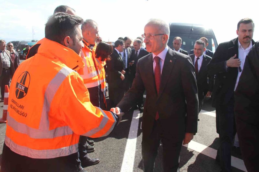 Bakan Uraloğlu: “bu Yolumuz İle Toplam 57 Milyon Lira Tasarruf Sağlayacağız”