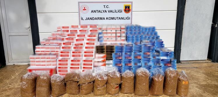 Antalya’da 860 Kilo Kaçak Tütün Ele Geçirildi