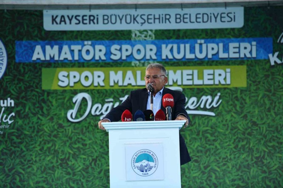 Sporcunun Dostu Başkandan Amatör Spor Kulüplerine Destek Sürüyor