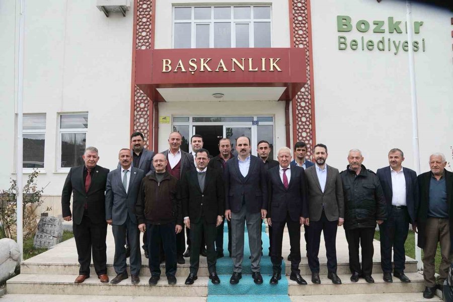 Başkan Altay Bozkır’da Vatandaşlarla Buluştu