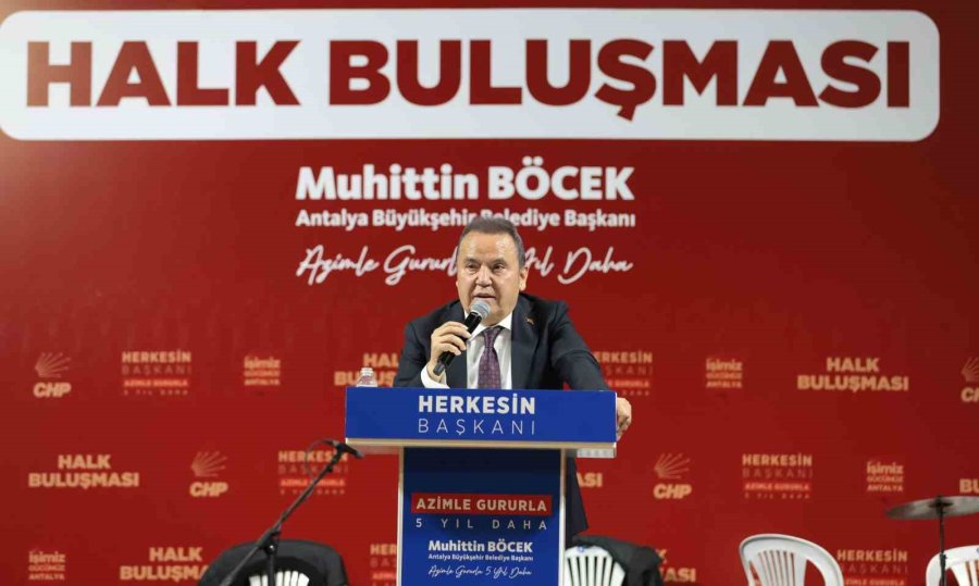 Başkan Böcek: "antalya’ya Yeni Bir Yaşam Alanı Kazandıracağız"