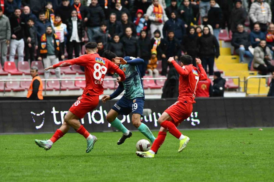 Trednyol Süper Lig: Kayserispor: 1 - Hatayspor: 1 (maç Sonucu)