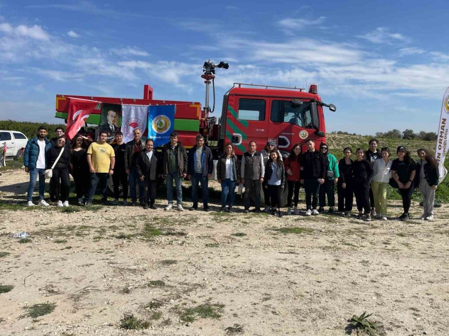 Meü Ve Orman Bölge Müdürlüğü İş Birliğinde Fidanlar Toprakla Buluşturuldu