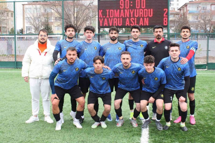 Kayseri 2. Amatör Küme A Grubu: Yavru Aslanspor: 8-kayseri İdman Yurdu: 2