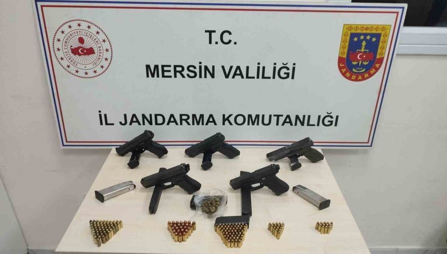 Mersin’de Silah Kaçakçılığı Operasyonu: 5 Gözaltı