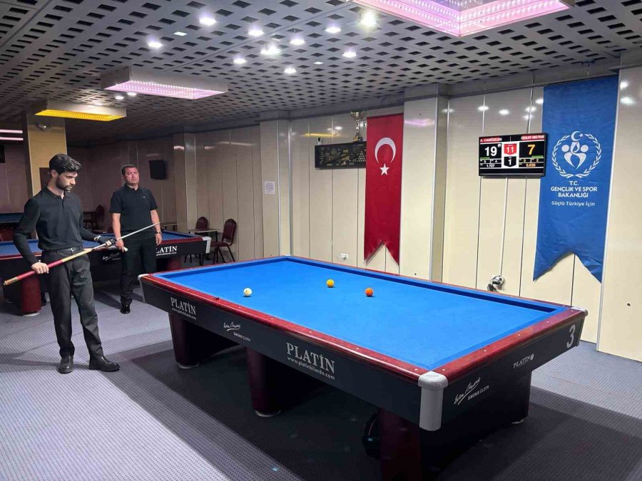 Kayseri 3 Bant Bilardo İl Birinciliği Yapıldı