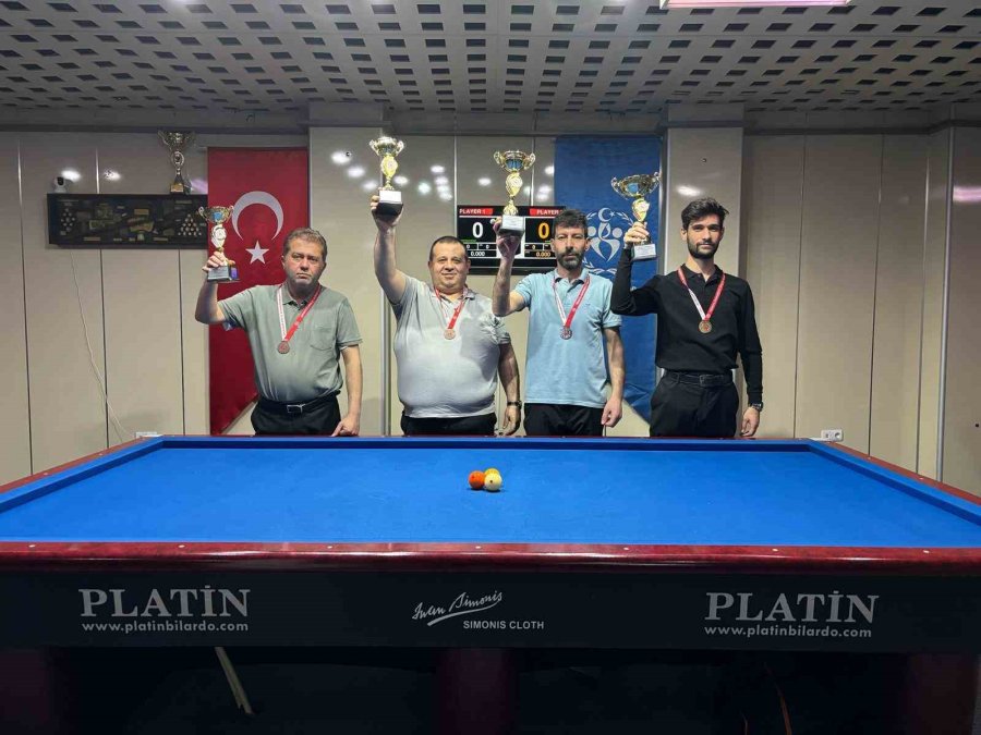 Kayseri 3 Bant Bilardo İl Birinciliği Yapıldı