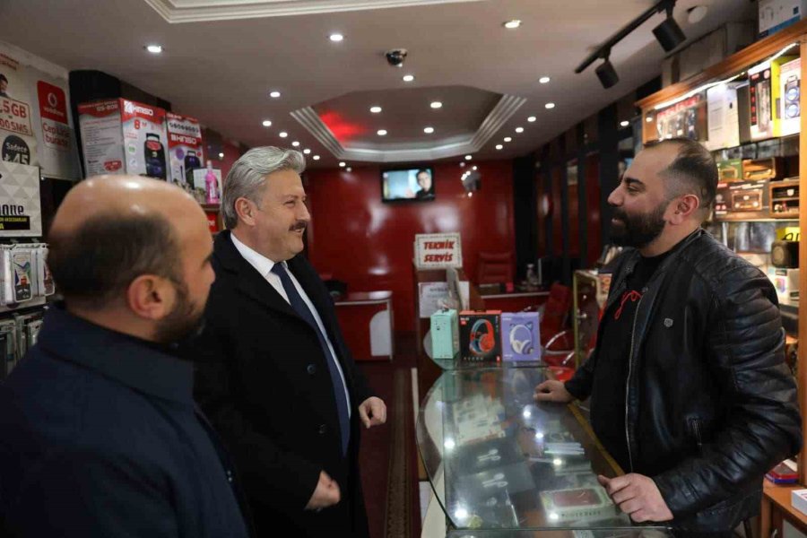 Başkan Palancıoğlu Osman Kavuncu Esnafını Ziyaret Etti