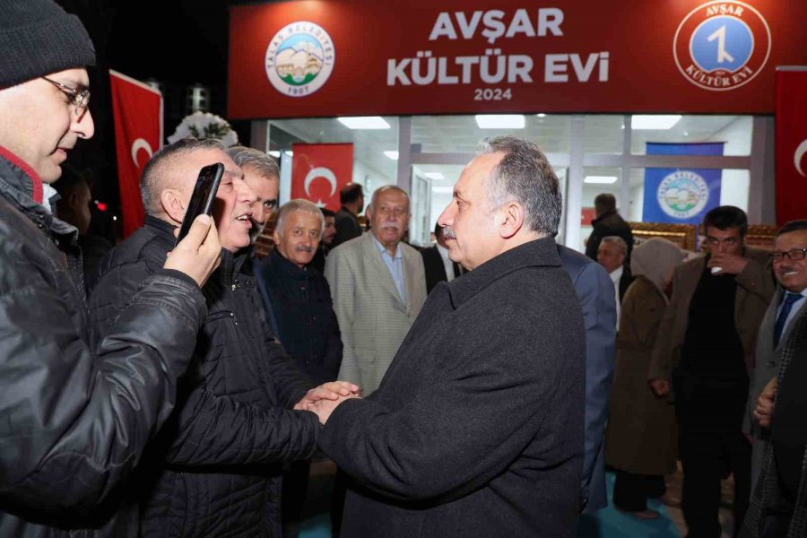 Avşarlardan ‘kültür Evi’ne Tam Not