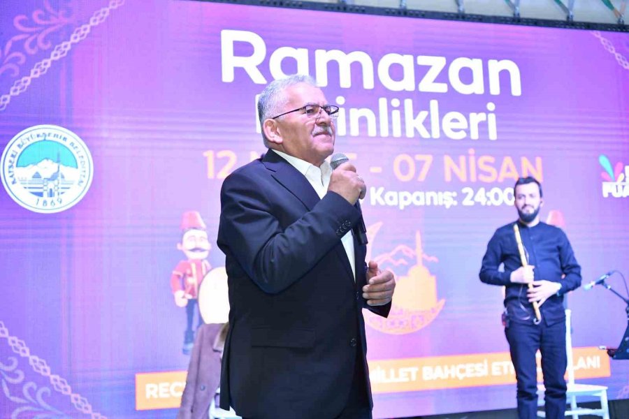 Başkan Büyükkılıç Ramazan Etkinlikleri’ne Katıldı