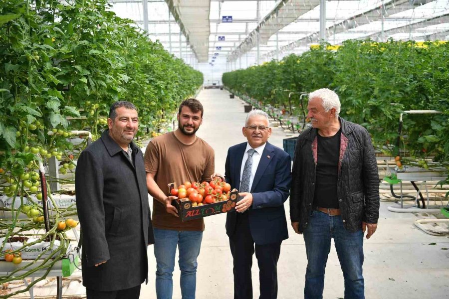 Büyükkılıç, Tarıma Dayalı Sera İhtisas Osb Yapılacak Alanda İncelemelerde Bulundu