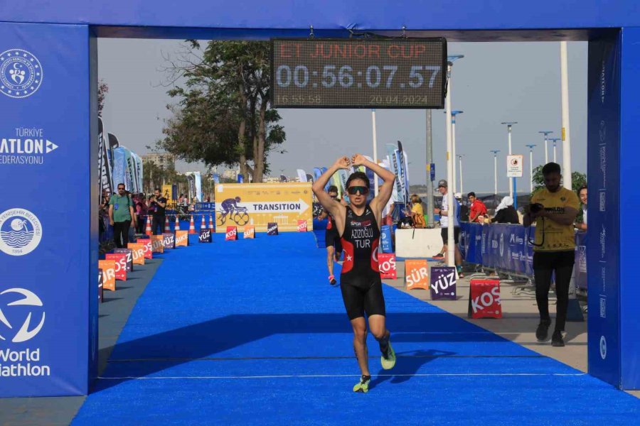 Mersin’de Avrupa Triatlon Genç Kadınlar Ve Genç Erkekler Kupası Yapıldı