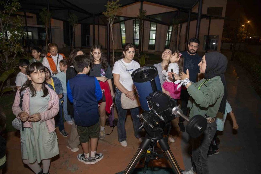 Çocuklar Mercan’da İlk Kez ’gece Gözlem Etkinliği’ne Katıldı