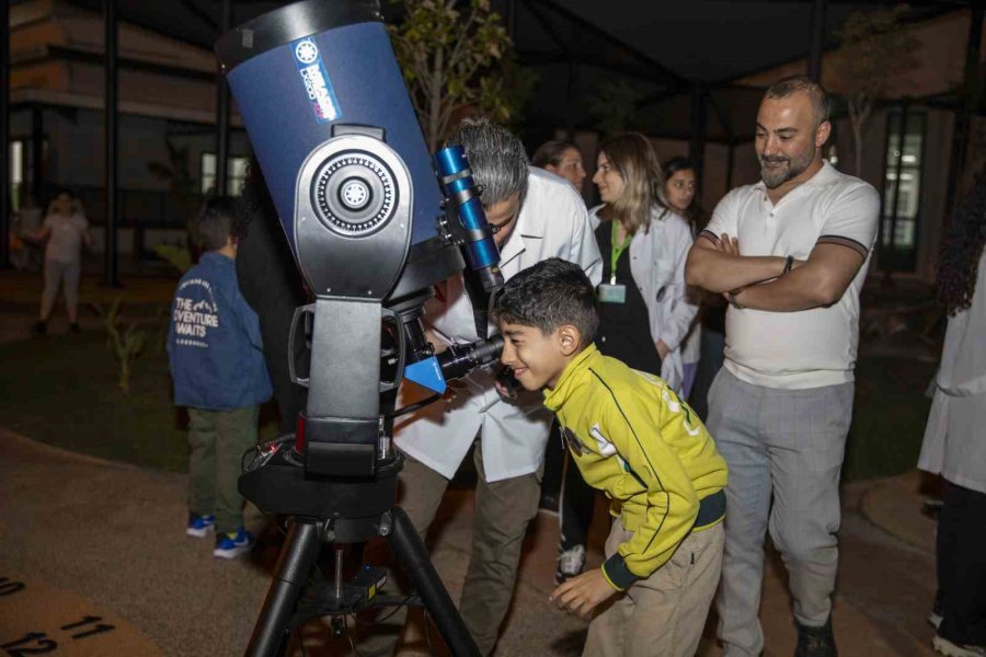 Çocuklar Mercan’da İlk Kez ’gece Gözlem Etkinliği’ne Katıldı