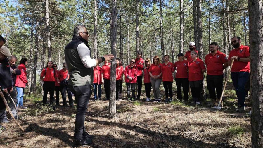 Eskişehir Orman Bölge Müdürlüğü’nden Dak Üyelerine Yangın Eğitimi