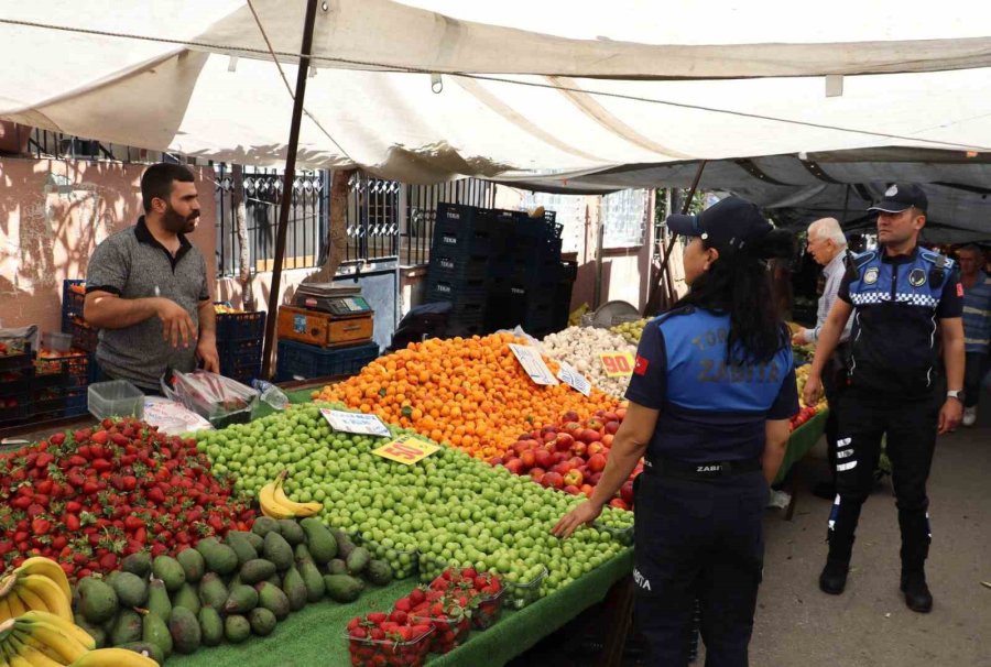 Toroslar’daki Semt Pazarlarında ’tartı Kontrol Noktası’ Kuruldu