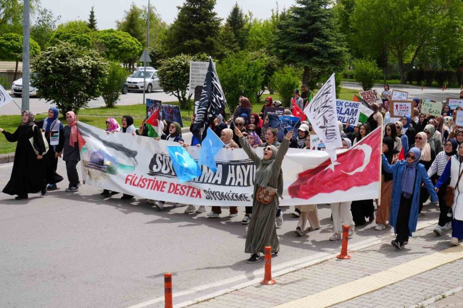 Niğde’de Filistin’e Destek Yürüyüşü Düzenlendi