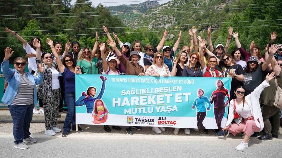 Tarsuslu Kadınlar ’sağlık İçin Hareket Et Günü’nü Doğada Kutladı