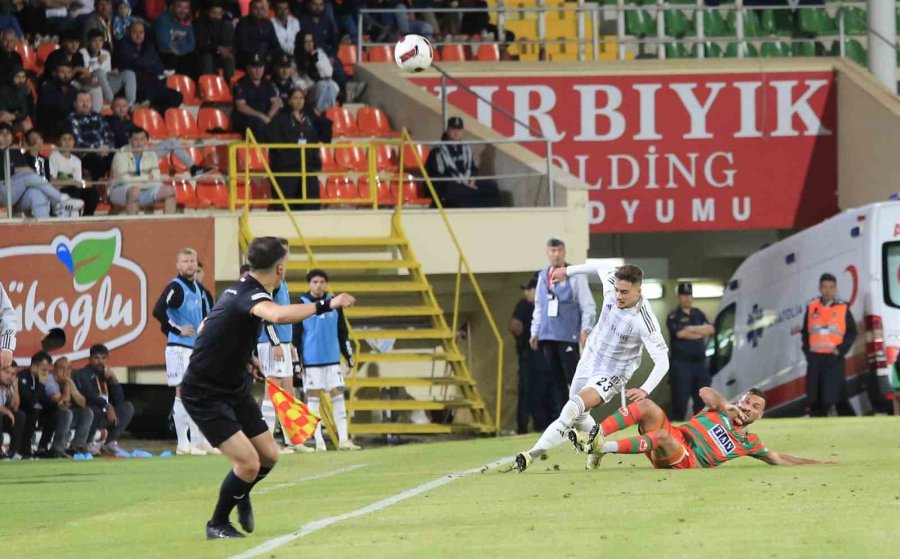 Trendyol Süper Lig: Alanyaspor: 1 - Beşiktaş: 1 (maç Sonucu)