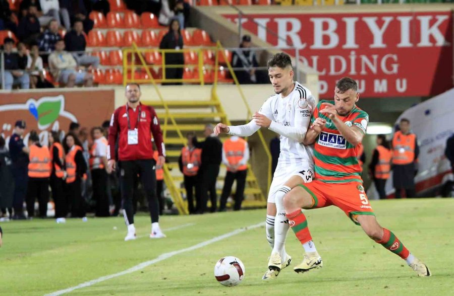 Trendyol Süper Lig: Alanyaspor: 1 - Beşiktaş: 1 (maç Sonucu)