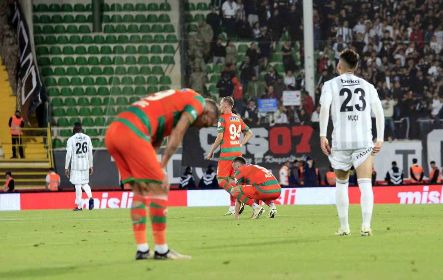 Trendyol Süper Lig: Alanyaspor: 1 - Beşiktaş: 1 (maç Sonucu)