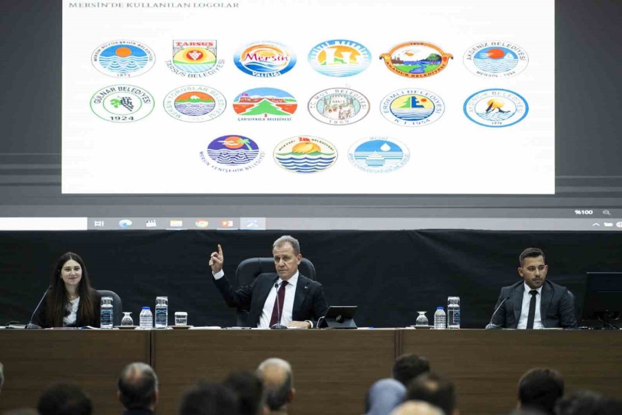 Mersin Büyükşehir Belediyesinin Yeni Logosu Oy Çokluğuyla Kabul Edildi