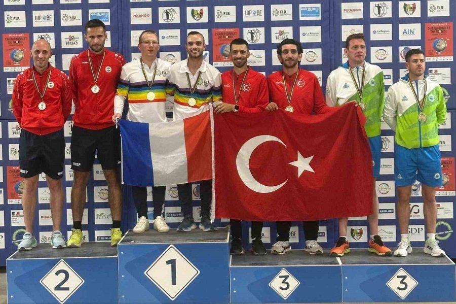 Bocce Sporcusu Mehmet Can Yakın, Dünya 3’üncüsü Oldu