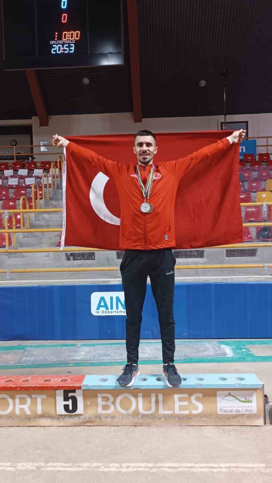 Bocce Sporcusu Mehmet Can Yakın, Dünya 3’üncüsü Oldu