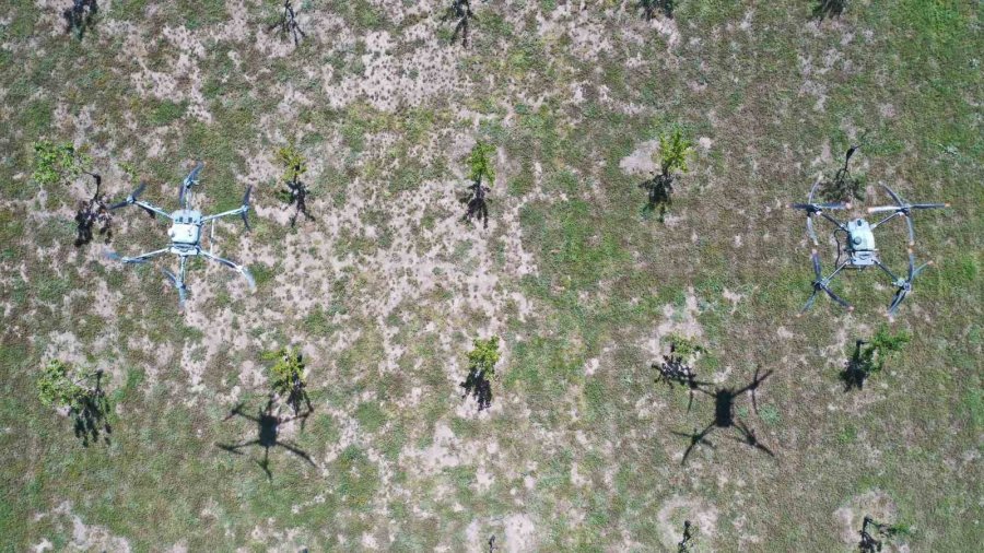 Kayseri Büyükşehir’den Park Ve Mesire Alanlarında Drone İle İlaçlama Hizmeti