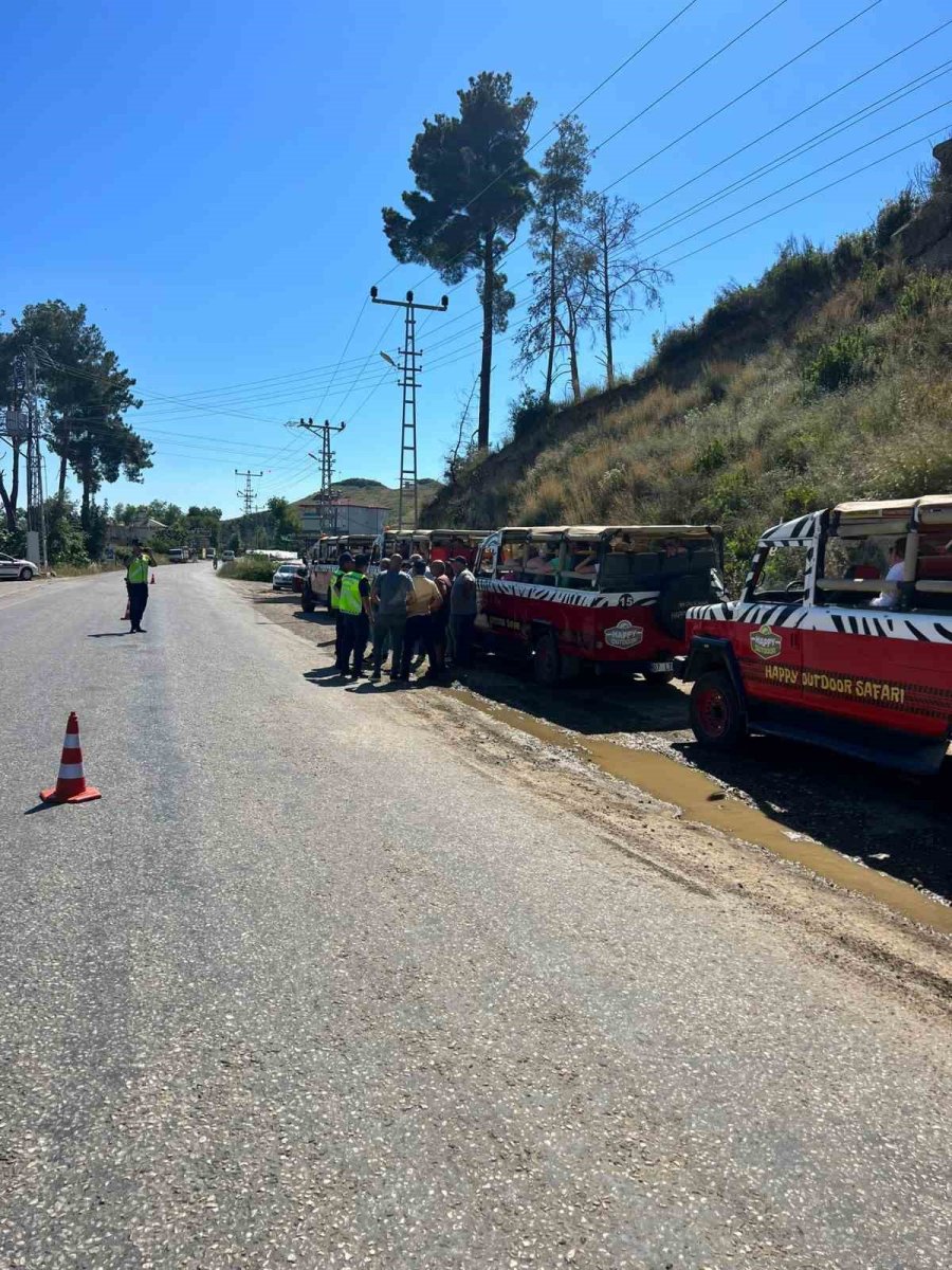 Antalya’da Safari Araçları Denetlendi