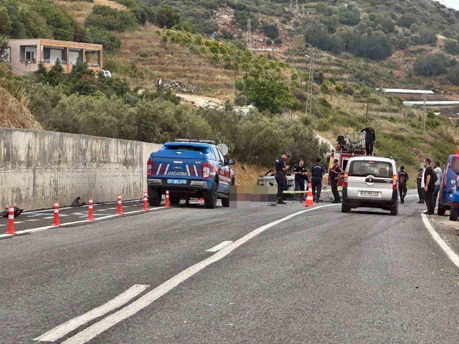 Antalya’da Alev Alan Otomobildeki Polonyalı Çift Hayatını Kaybetti