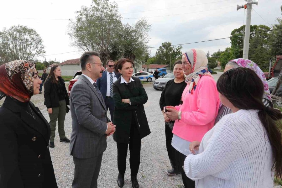 Vali Aksoy, Nesibe Hatun Doğal Yaşam Üretim Merkezi’ni Ziyaret Etti