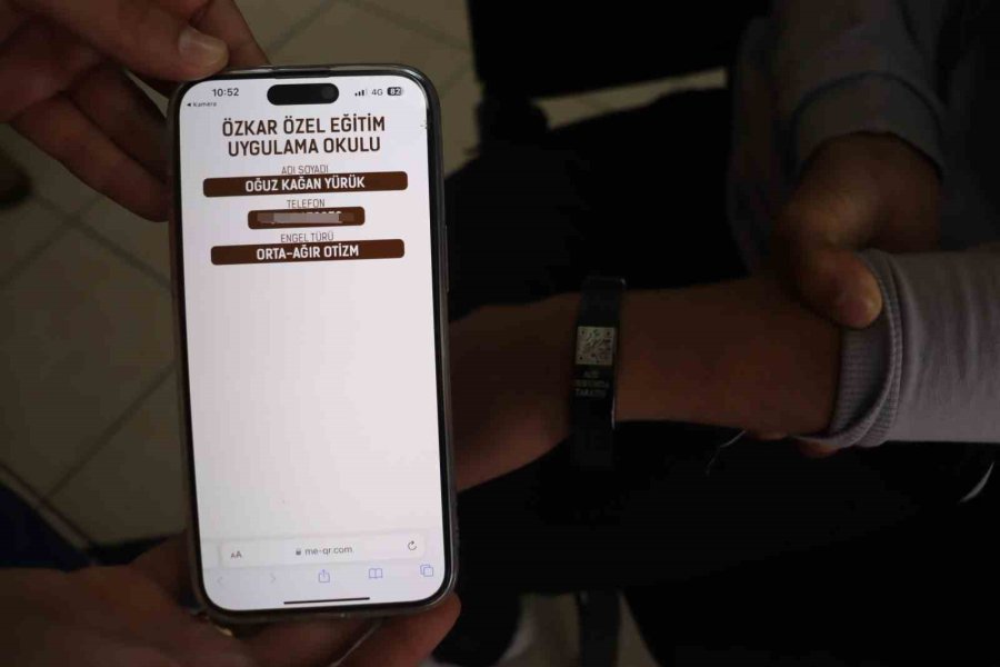 Özel Çocuklara "qr Kodlu" Koruma