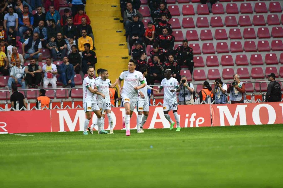 Süper Lig: Kayserispor: 1 - Konyaspor: 1 (ilk Yarı)