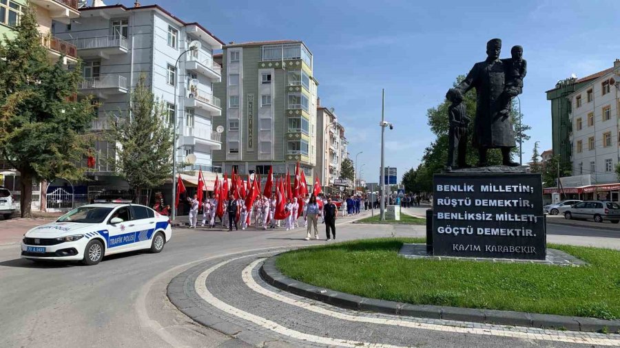 Karaman’da 19 Mayıs Atatürk’ü Anma Gençlik Ve Spor Bayramı Kutlandı