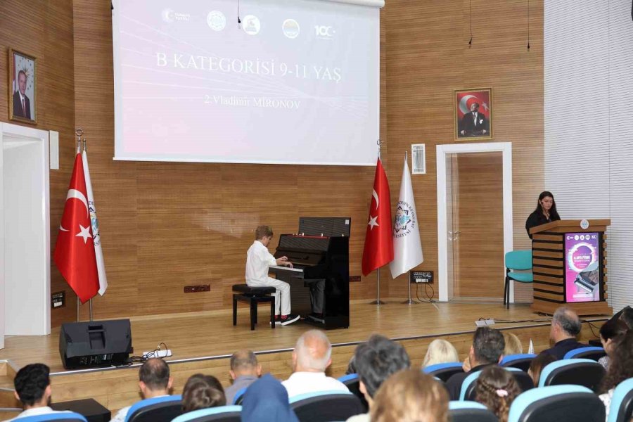 Alkü’de “uluslararası Alanya Piyano Yarışması Ve Festivali” Sona Erdi