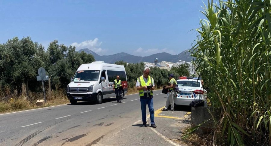 Gazipaşa’da Korsan Taşımacılık Denetlendi