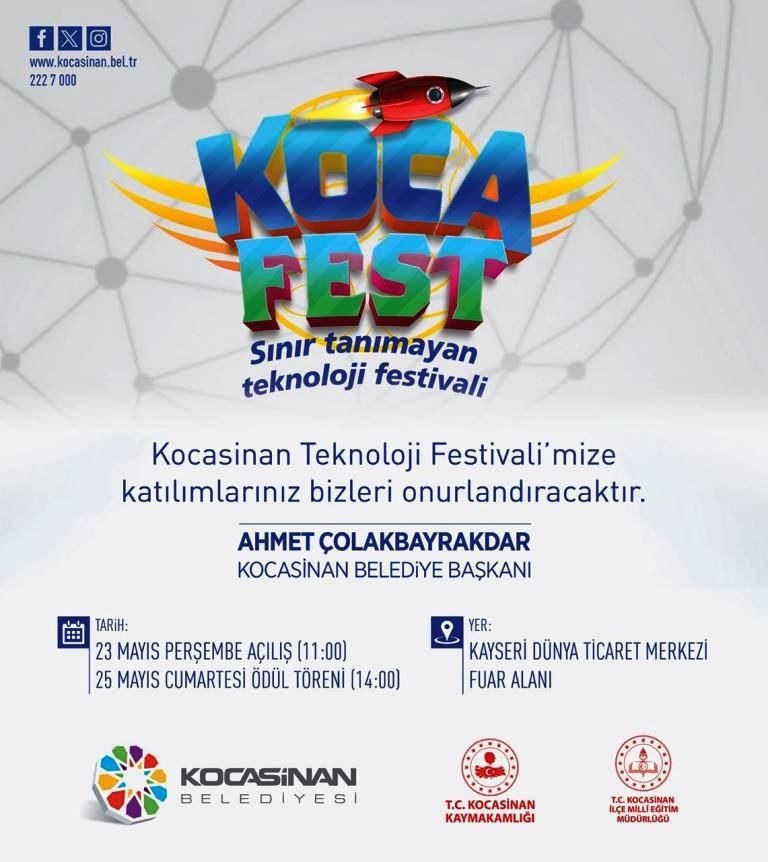 Teknolojinin Kalbi ‘kocafest’te Atacak