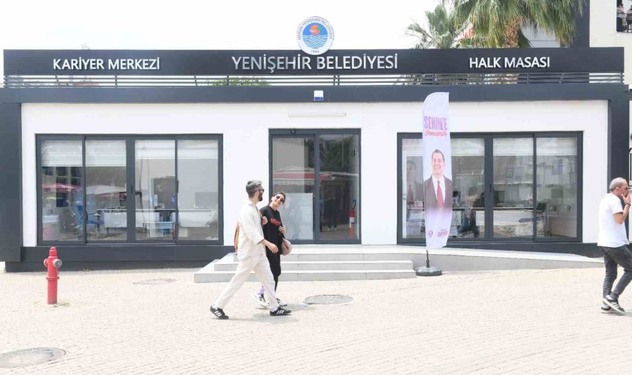 Yenişehir Belediyesi Kentin En Yoğun Bölgesinde Ek Hizmet Noktası Kurdu