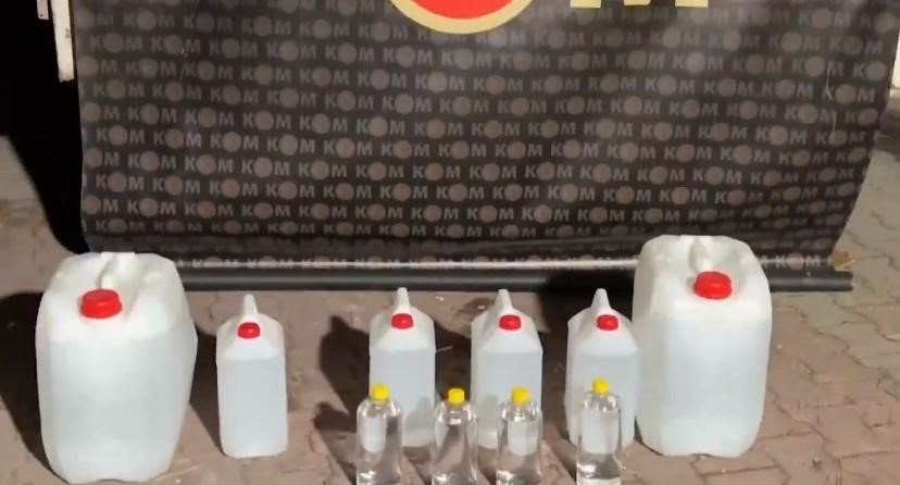 Kayseri’de 3 Bin 848 Litre Kaçak Etil Alkol Ele Geçirildi