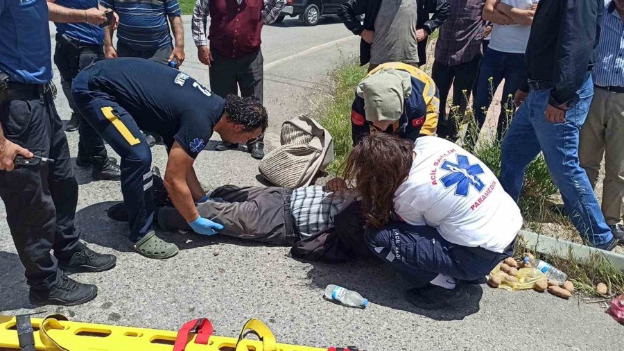 Konya’da Motosiklet Kazası: 1 Yaralı