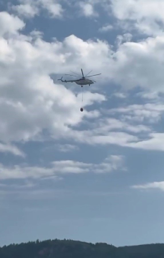 Alanya’da Makilik Alanda Çıkan Yangın Söndürüldü