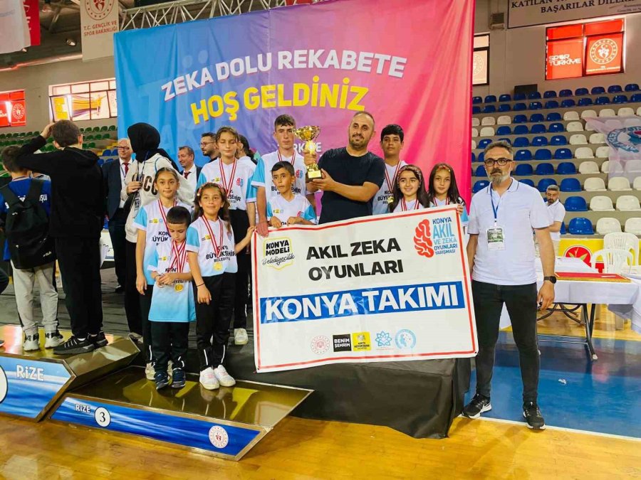 Türkiye 6. Akıl Ve Zeka Oyunları Finalleri’ne Konyalı Öğrenciler Damga Vurdu