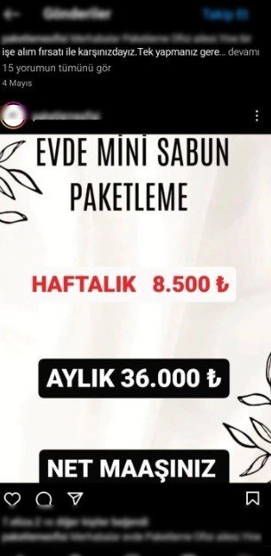 Ev Hanımlarına 36 Bin Lira Maaş Vaat Edip Dolandırıyorlar